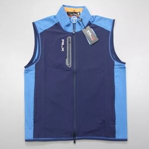 RLX Ralph Lauren Golf Full Zip Wicking Stretch Blue Men's Multiple Sizes